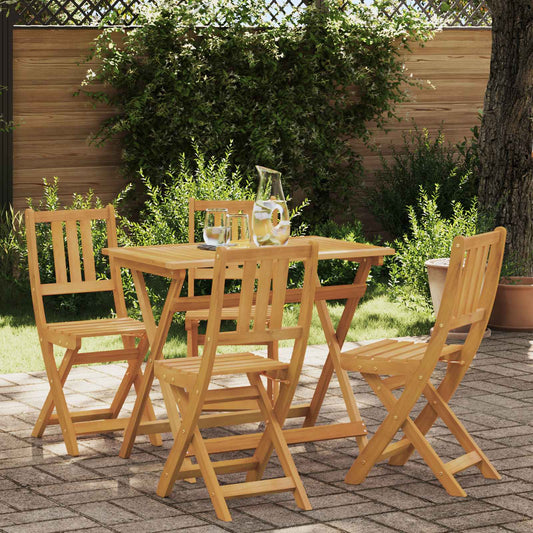 vidaXL Garden Chair Natural Solid Acacia Wood