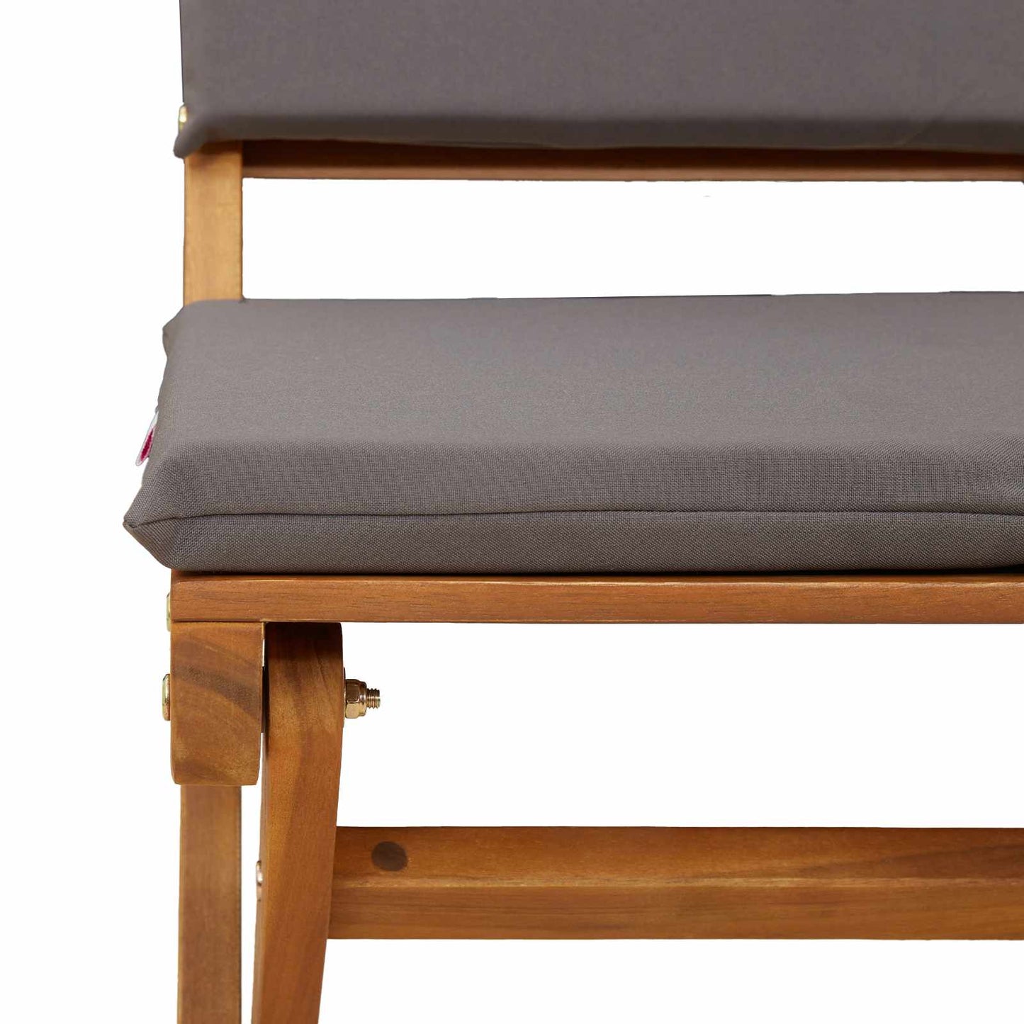 vidaXL Garden Chair 4 pcs Dark Grey Solid Acacia Wood