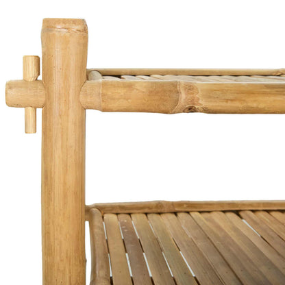 vidaXL Shoe Rack with Shelf Natural 6-tier Bamboo