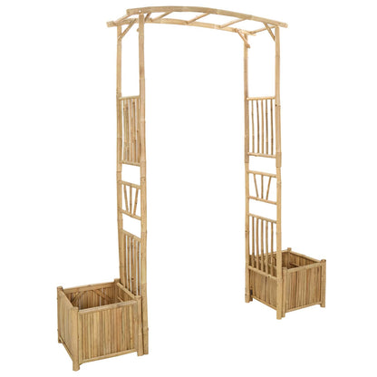 vidaXL Garden Arch Natural 177 x 40 x 205 cm Bamboo