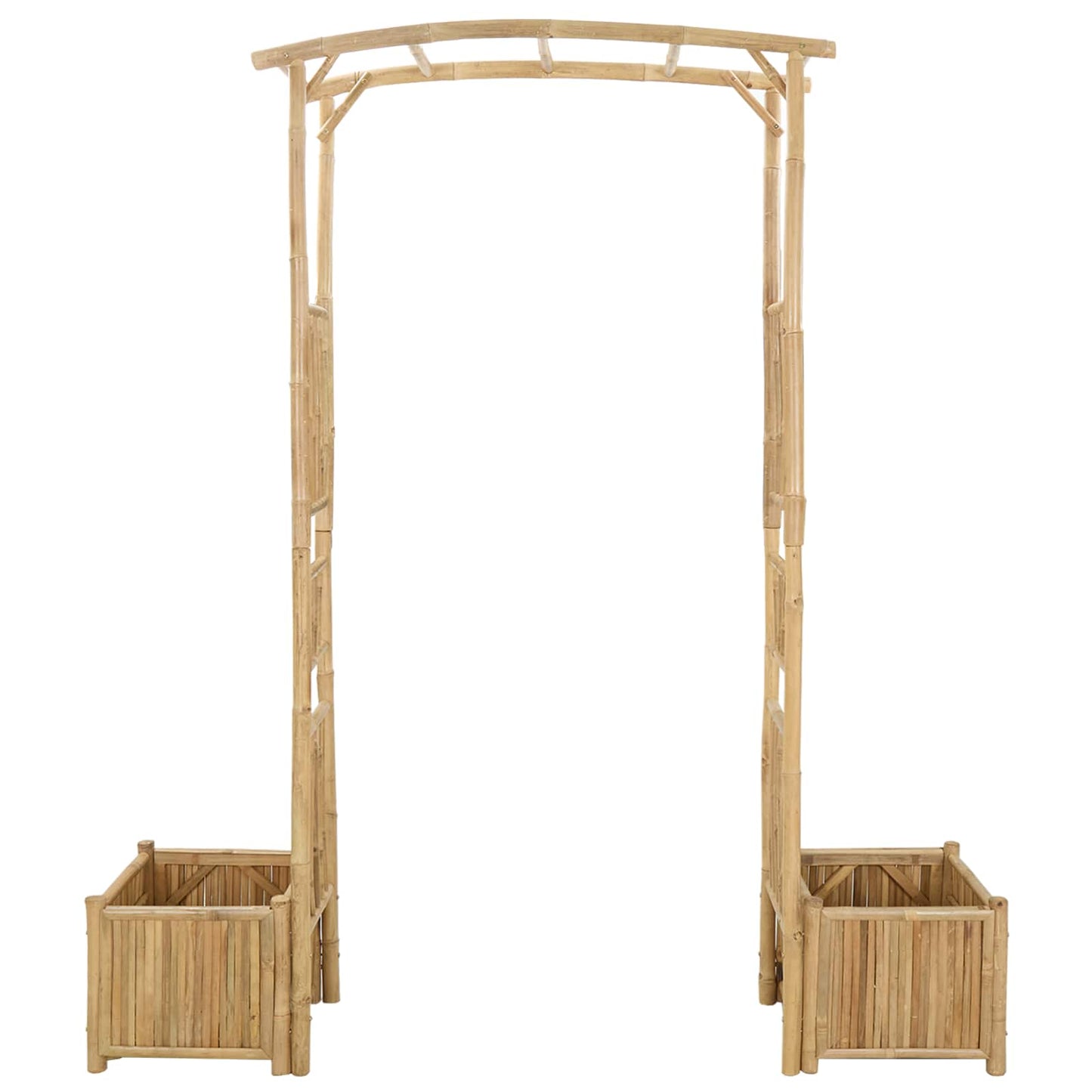vidaXL Garden Arch Natural 177 x 40 x 205 cm Bamboo