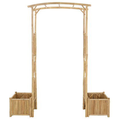 vidaXL Garden Arch Natural 177 x 40 x 205 cm Bamboo