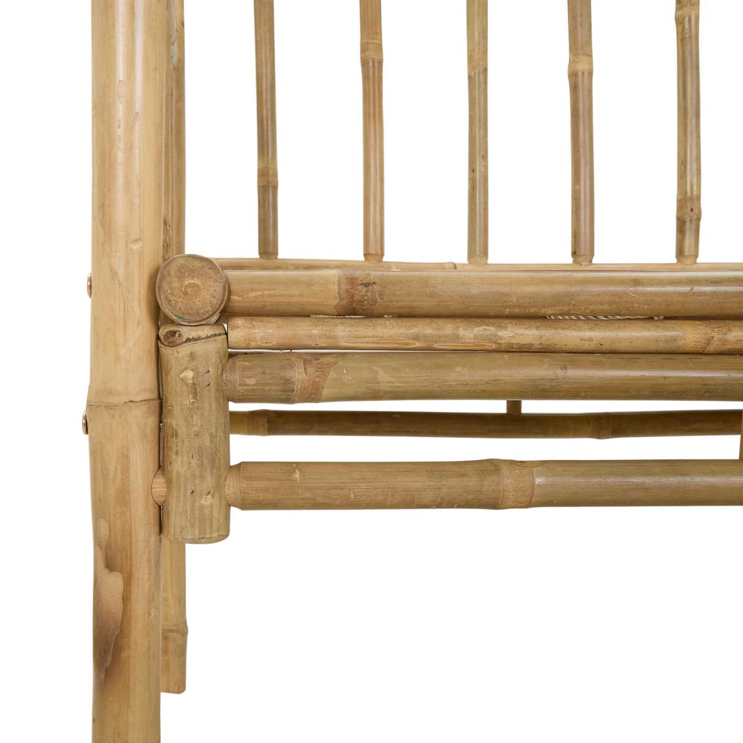 vidaXL Garden Arch with Bench 115 x 50 x 205 cm Bamboo