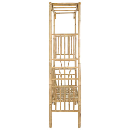 vidaXL Garden Arch with Bench 115 x 50 x 205 cm Bamboo