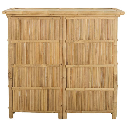 vidaXL Outdoor Bar Table Natural 115 x 55 x 105 cm Bamboo