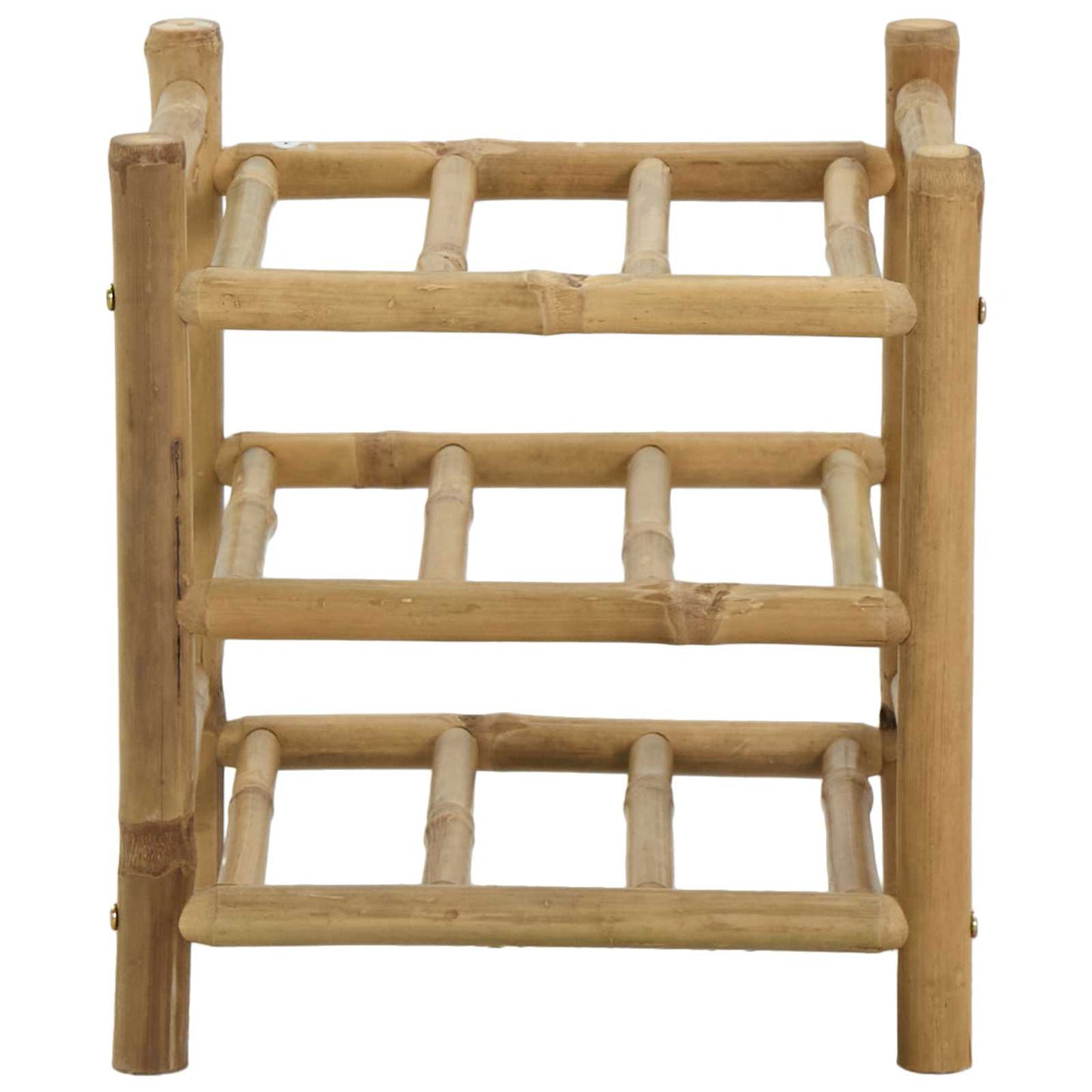 vidaXL Wine Rack Natural 32.5 x 29.5 x 36 cm Bamboo