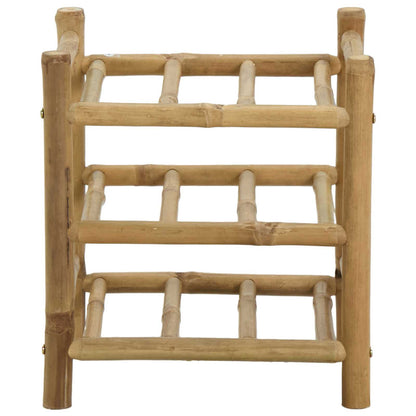 vidaXL Wine Rack Natural 32.5 x 29.5 x 36 cm Bamboo