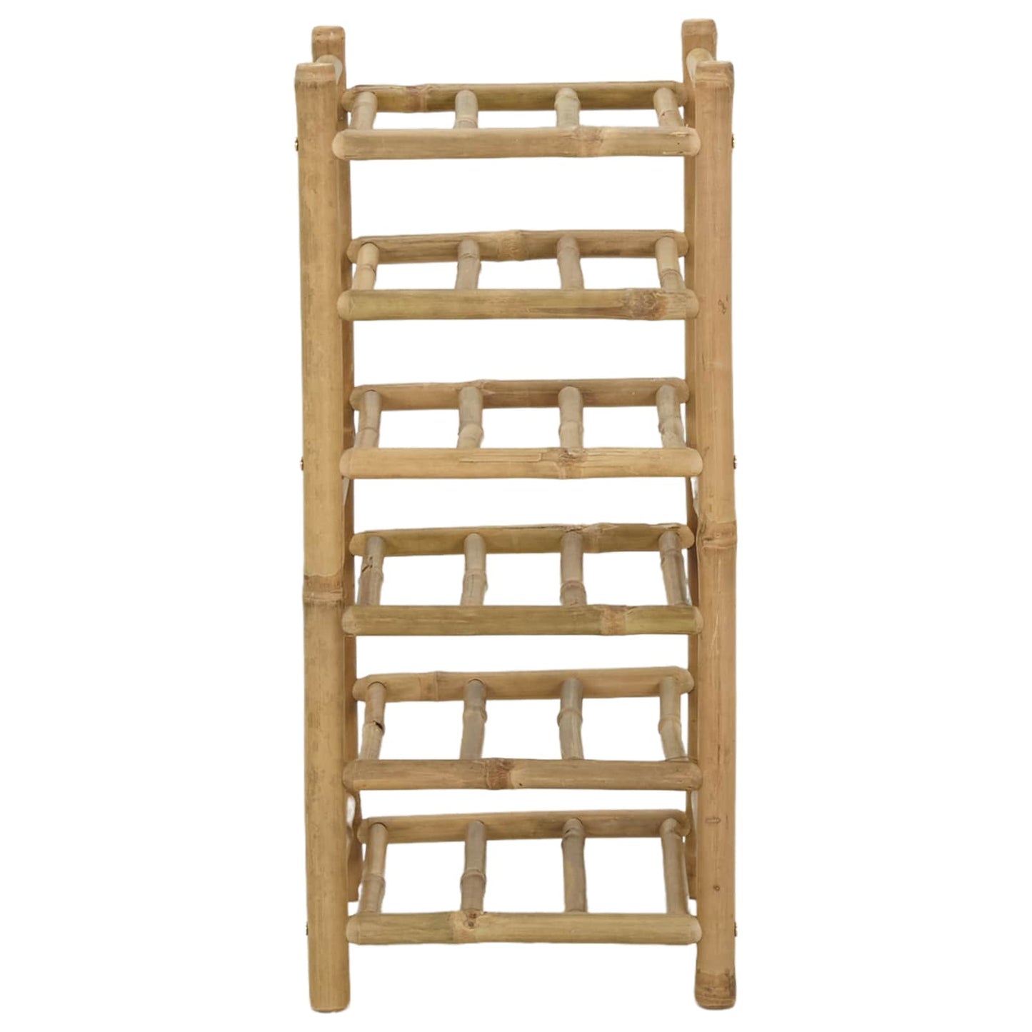 vidaXL Wine Rack Natural 32.5 x 29.5 x 72 cm Bamboo