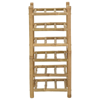 vidaXL Wine Rack Natural 32.5 x 29.5 x 72 cm Bamboo