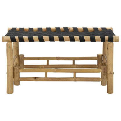 vidaXL Garden Bench 80 x 38 x 40 cm Bamboo Natural Rectangular