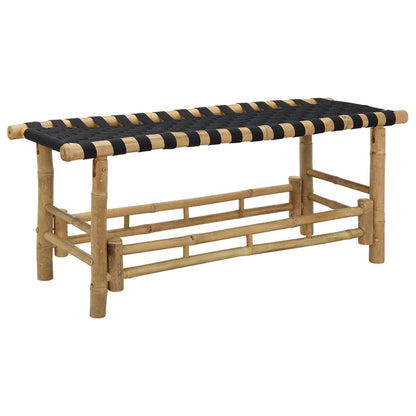 vidaXL Garden Bench 110 x 38 x 40 cm Bamboo Natural Rectangular