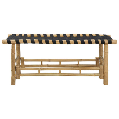 vidaXL Garden Bench 110 x 38 x 40 cm Bamboo Natural Rectangular