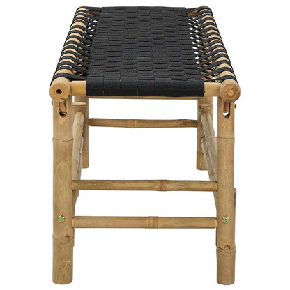 vidaXL Garden Bench 110 x 38 x 40 cm Bamboo Natural Rectangular