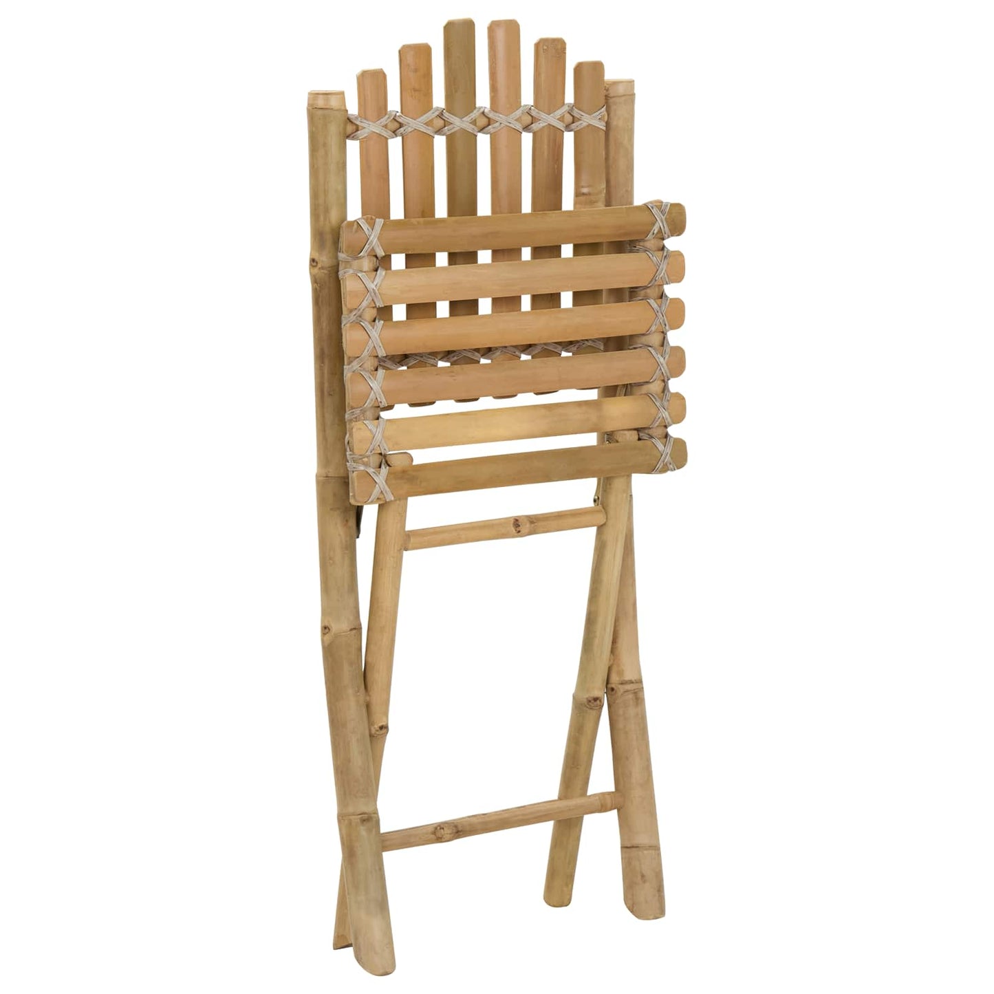 vidaXL Garden Chair 4 pcs Natural Bamboo