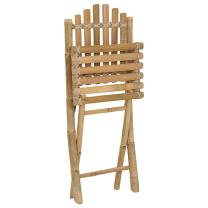 vidaXL Garden Chair 4 pcs Natural Bamboo