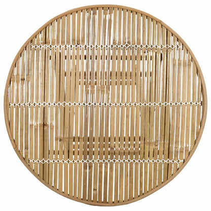 vidaXL Garden Table Natural 80 x 70 cm Bamboo