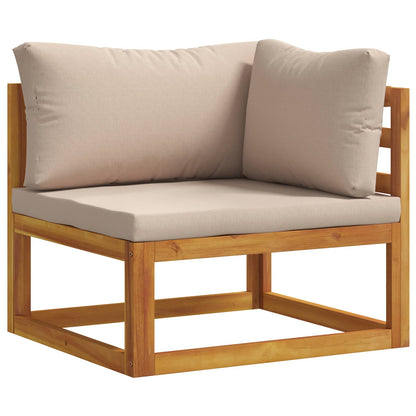 vidaXL Sofa Set 6 pcs Natural Solid Acacia Wood
