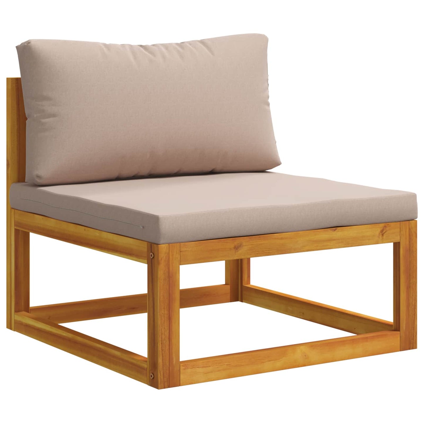 vidaXL Sofa Set 9 pcs Natural Solid Acacia Wood