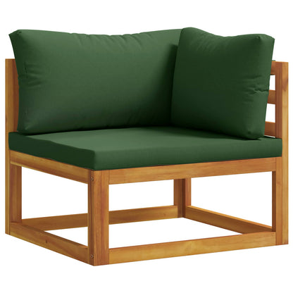 vidaXL Sofa Set 9 pcs Natural Solid Acacia Wood