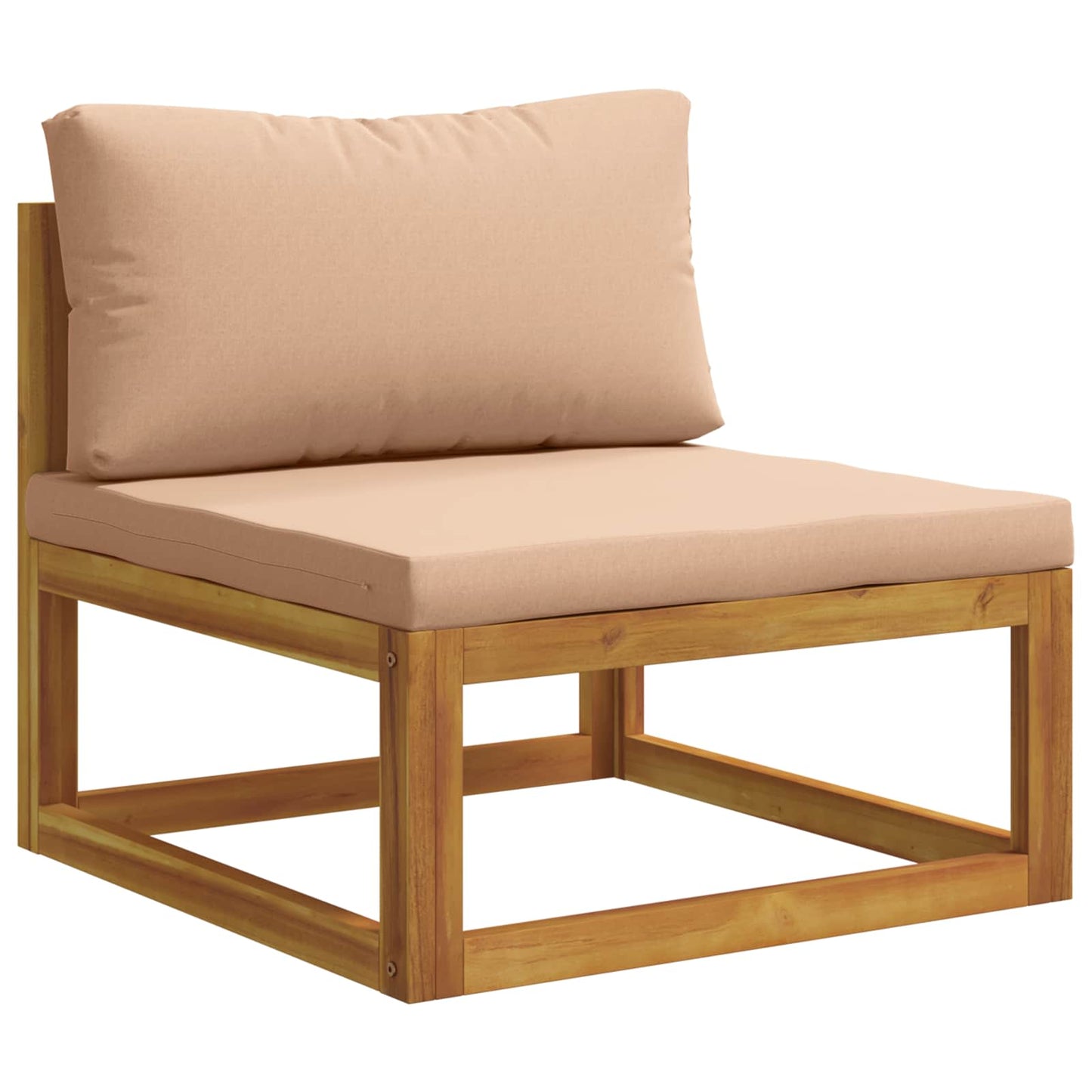 vidaXL Sofa Set 5 pcs Natural Solid Acacia Wood