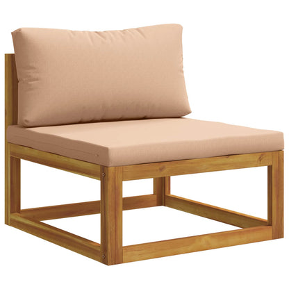 vidaXL Sofa Set 6 pcs Natural Solid Acacia Wood