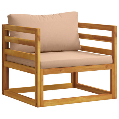 vidaXL Sofa Set 6 pcs Natural Solid Acacia Wood