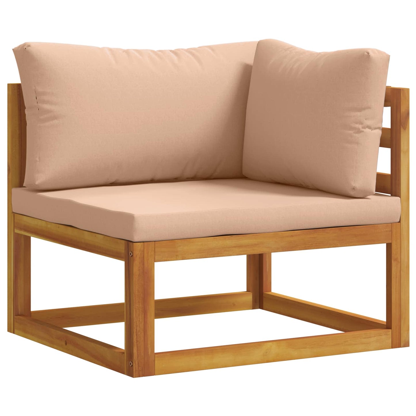 vidaXL Sofa Set 7 pcs Natural Solid Acacia Wood