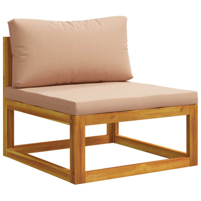 vidaXL Sofa Set 6 pcs Natural Solid Acacia Wood