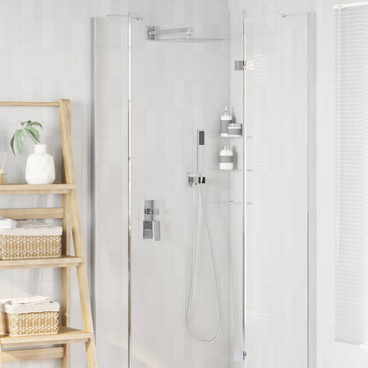 vidaXL Concealed Shower System (Square) Silver Stainless Steel 201