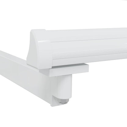 vidaXL Manual Retractable Awning Frame White 4 x 2 m Aluminium