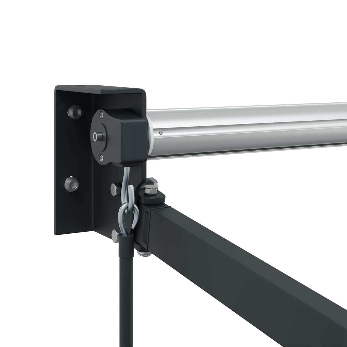 vidaXL Manual Awning Frame 3 x 2 m Anthracite Powder-Coated Aluminium