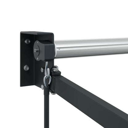 vidaXL Manual Awning Frame 3 x 2 m Anthracite Powder-Coated Aluminium