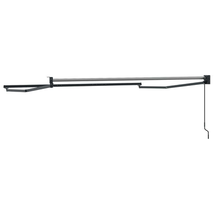 vidaXL Manual Awning Frame 3 x 2 m Anthracite Powder-Coated Aluminium