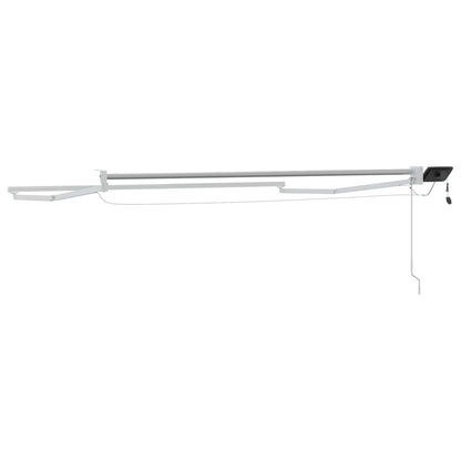 vidaXL Electric Retractable Awning Frame White 3 x 2 m Aluminium