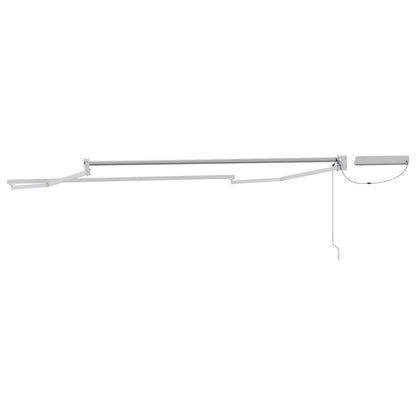 vidaXL Solar Electric Awning Frame 3.5 x 2 m White