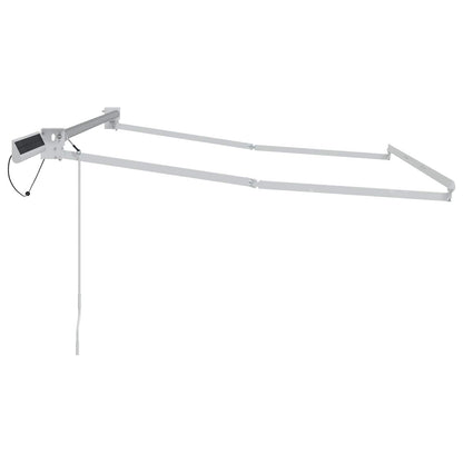 vidaXL Solar Electric Awning Frame 3 x 2.5 m White
