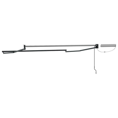 vidaXL Solar Electric Awning Frame 2.5 x 2 m Anthracite