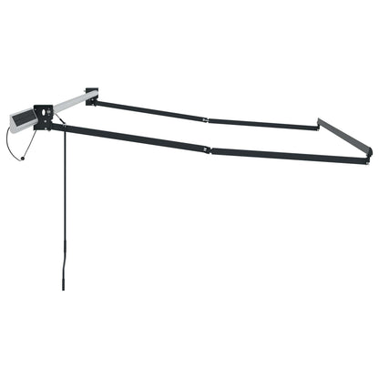 vidaXL Solar Electric Awning Frame 2.5 x 2 m Anthracite