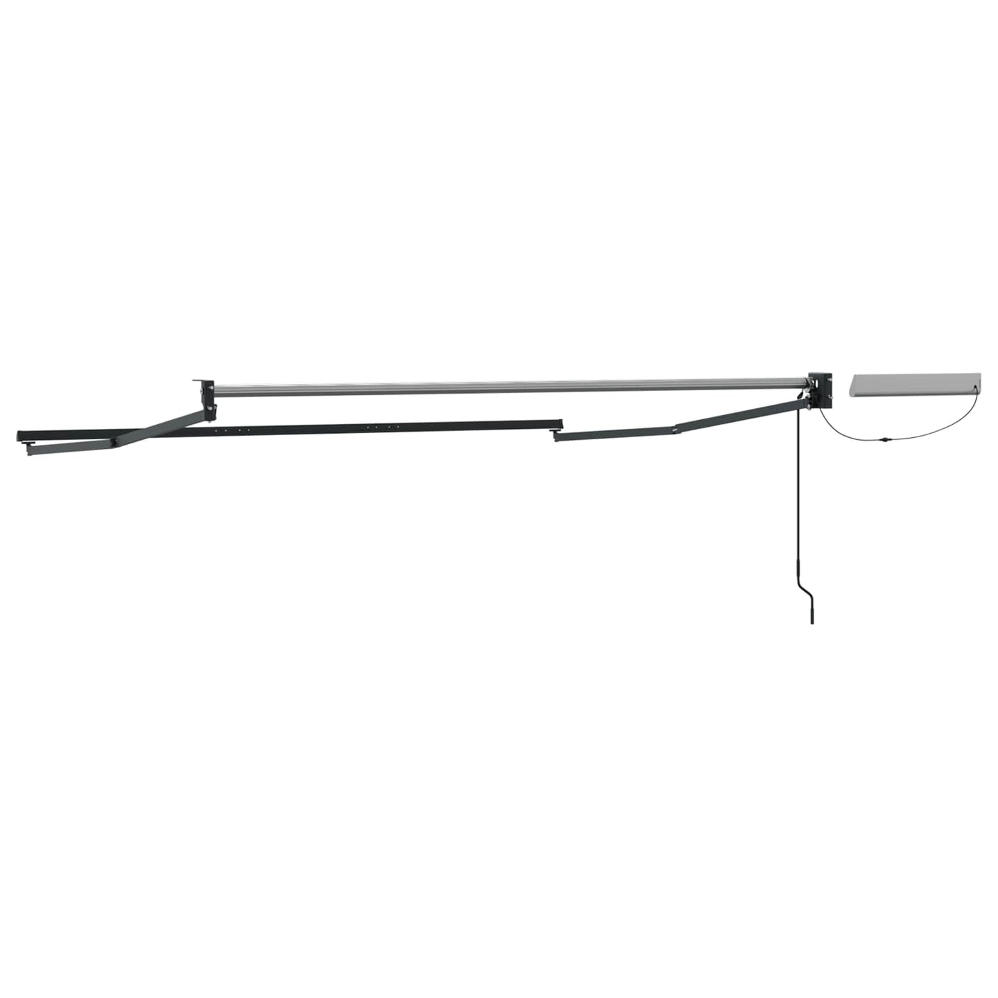vidaXL Electric Retractable Awning Frame Anthracite 3.5 x 2.5 m Steel