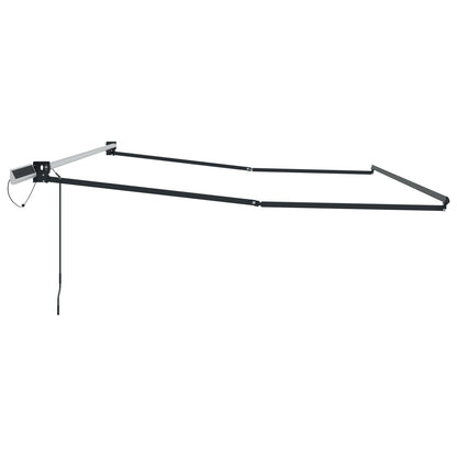 vidaXL Solar Electric Awning Frame 5 x 3 m Anthracite