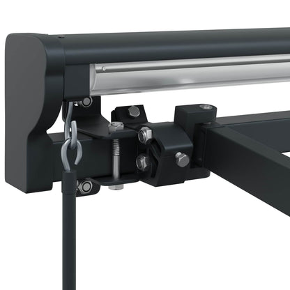 vidaXL Manual Awning Frame Adjustable Anthracite 3 x 2 m Steel