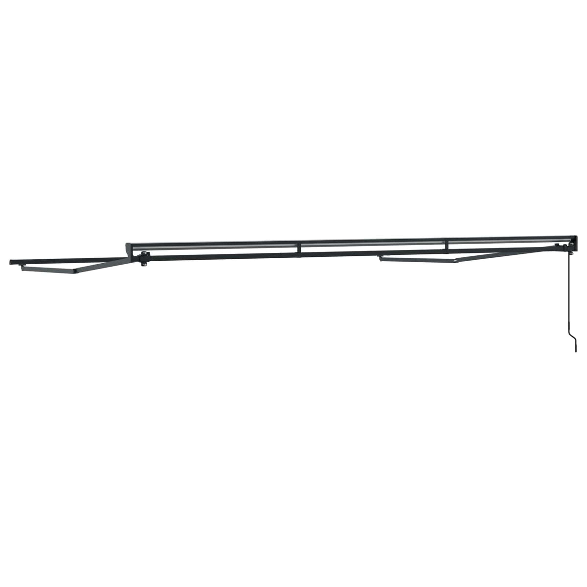 vidaXL Manual Awning Frame 4 x 3.5 m Anthracite