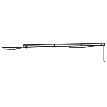 vidaXL Manual Awning Frame Adjustable Anthracite 4.5 x 3.5 m Steel