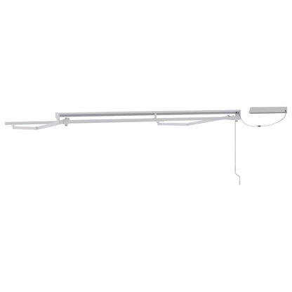 vidaXL Electric Retractable Awning Frame White 3.5 x 2.5 m Steel