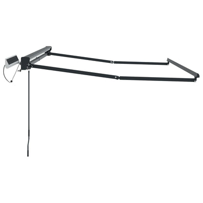 vidaXL Solar Electric Awning Frame 3 x 2 m Anthracite