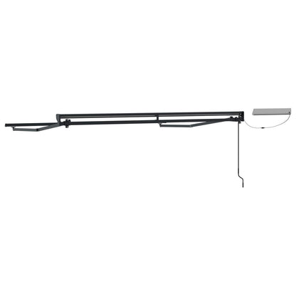 vidaXL Solar Electric Awning Frame 3.5 x 2.5 m Anthracite