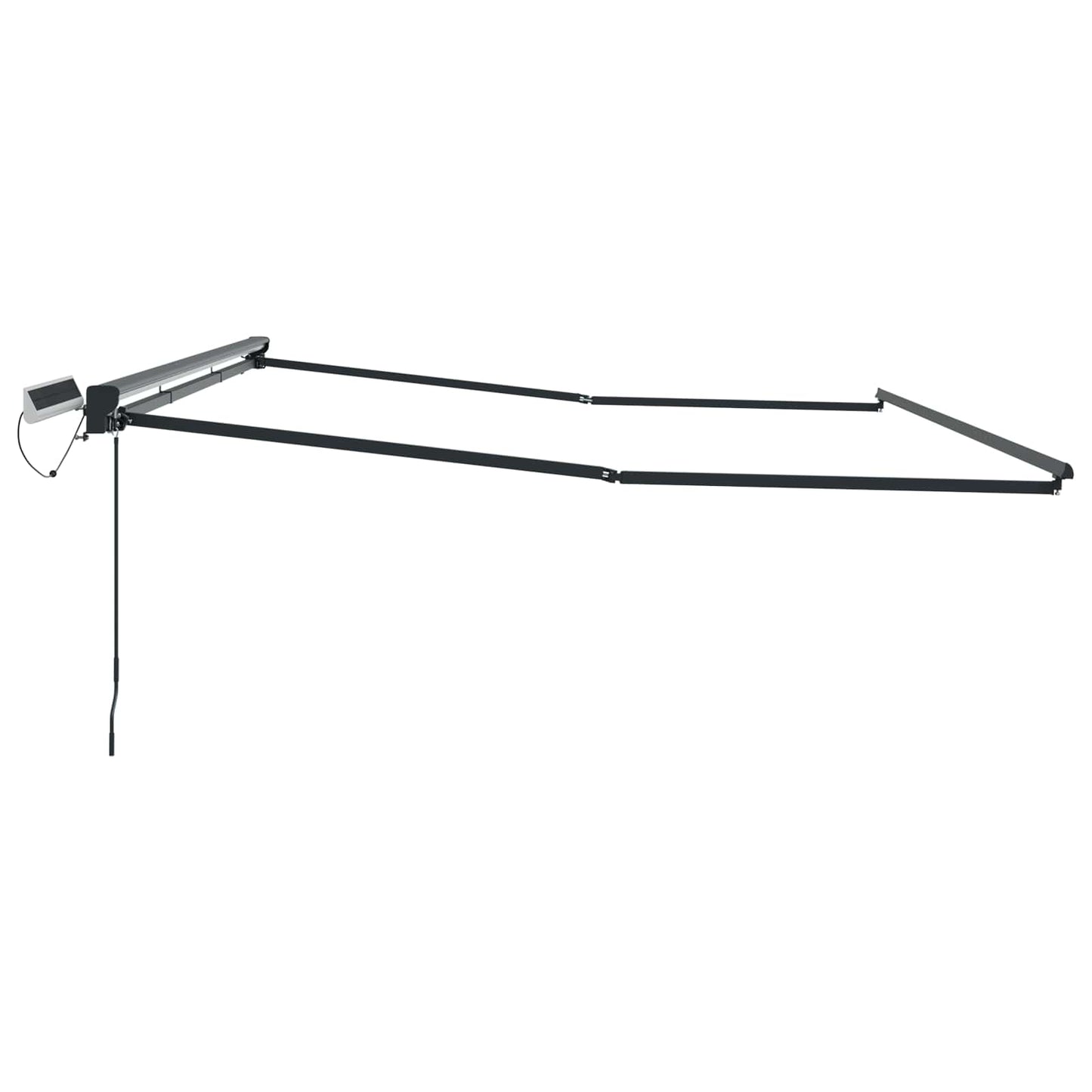 vidaXL Electric Retractable Awning Frame Anthracite 4 x 3 m Steel