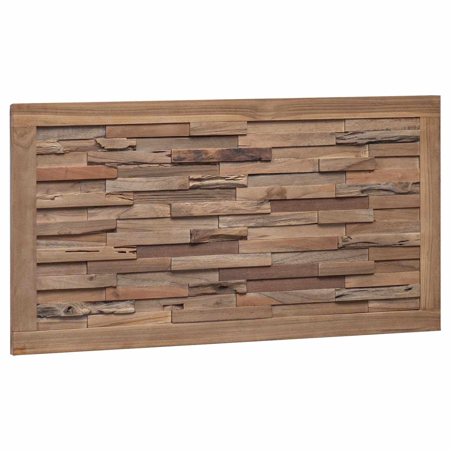 vidaXL Bed Headboard Natural Solid Teak Wood