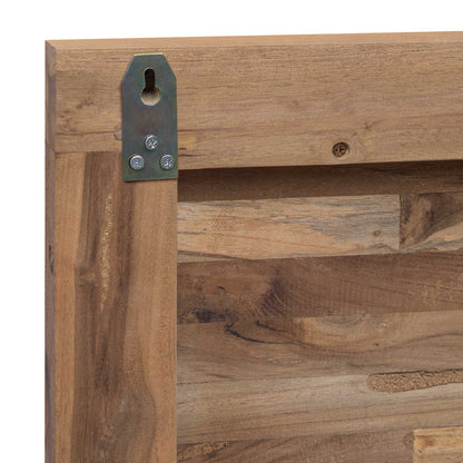 vidaXL Headboard Natural Solid Teak Wood