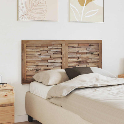 vidaXL Headboard Natural Solid Teak Wood